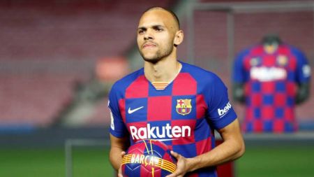 FC Barcelona recently signed Martin Braithwaite as an emergency signing after Ousmane Dembele was ruled out for six months with injury.
